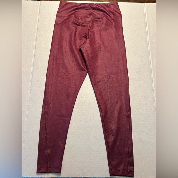 NWT $50 adidas X Zoe Saldana AEROREADY Victory Crimson Shine Training Tights med - Picture 6 of 11